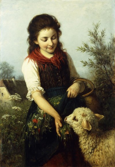 Alimentando al cordero de Rudolf Epp