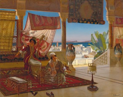 Las hilanderas de lana de Rudolphe Ernst