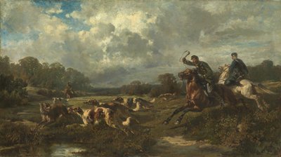 Gran Duque Vladimir Alexandrovich de Rusia 1847-1909 en una cacería de lobos de Rudolf Ferdinandovich Frenz