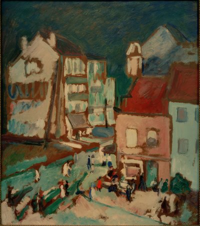 Escena callejera en Knokke de Rudolf Grossmann