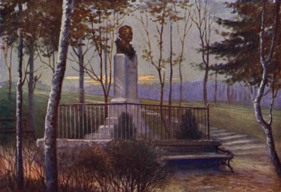 Beethovengang (litografía en color) de Rudolf Klingsbogl