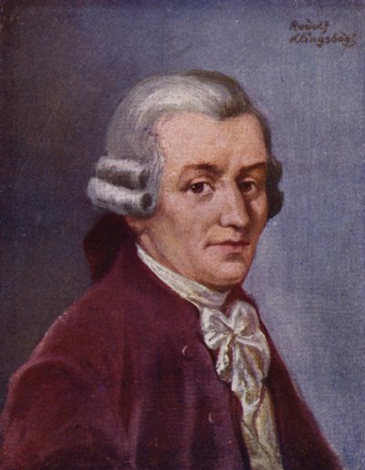 Haydn (litografía en color) de Rudolf Klingsbogl