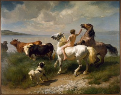 Estanque de caballos de Rudolf Koller