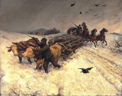 Paseo en trineo de Rudolf Koller