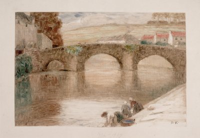 Brücke en Quimperlé I de Rudolf Konopa