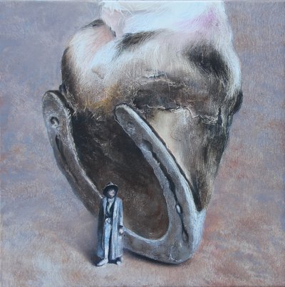 La pezuña gigante y el hombrecillo de Rudolf Kosow