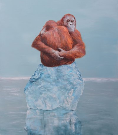 El abrazo helado del orangután de Rudolf Kosow