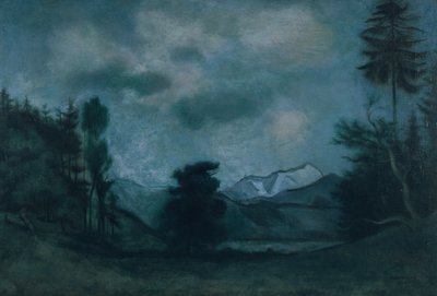 Paisaje alpino de Rudolf Kremlicka