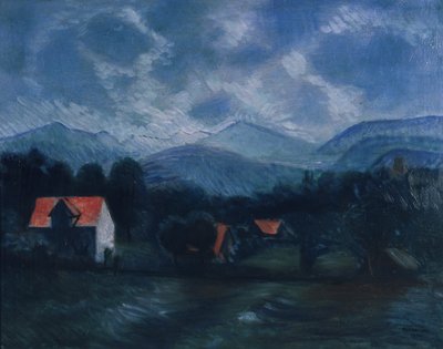 Paisaje alpino de Rudolf Kremlicka