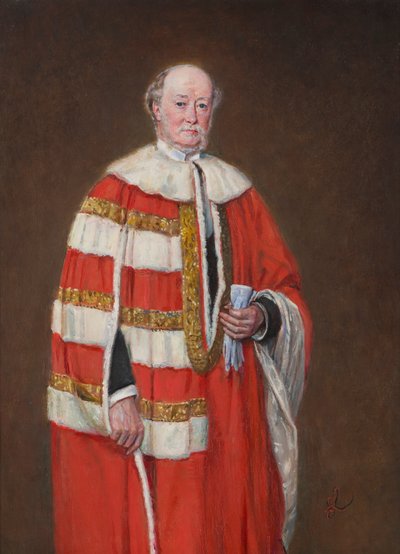 Retrato de Orlando, tercer conde de Bradford (1819-1898), c.1839-1905 (óleo sobre lienzo) de Rudolf Lehmann