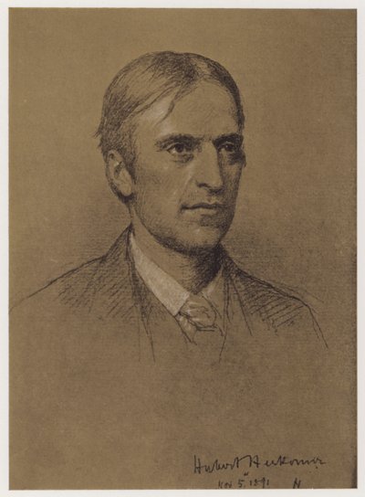 Profesor Hubert Herkomer de Rudolf Lehmann