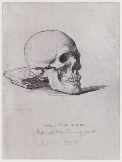 El Cráneo de Schiller de Rudolf Lehmann