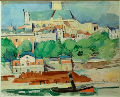 Riberas del Sena en St. Gervais-St. Protais de Rudolf Levy