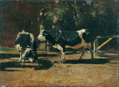 vacas en el pasto de Rudolf Ribarz