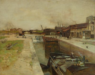 Bloqueo en el canal de St. Denis de Rudolf Ribarz