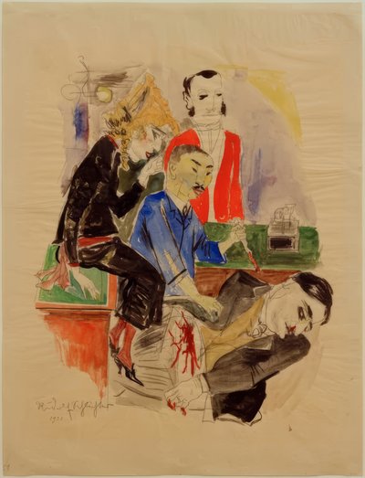 «Camera obscura I». Diseño de la portada. de Rudolf Schlichter