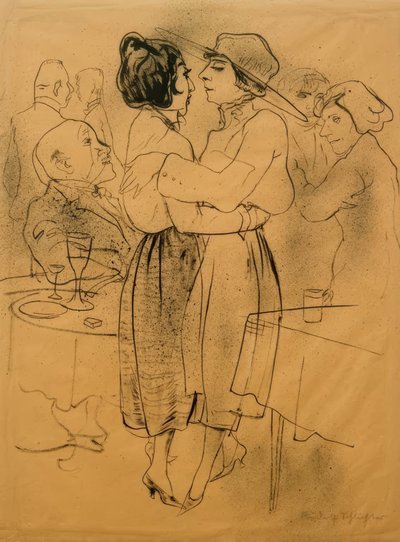 En el salón de baile de Rudolf Schlichter