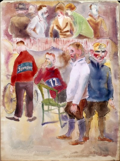 carrera de seis días de Rudolf Schlichter