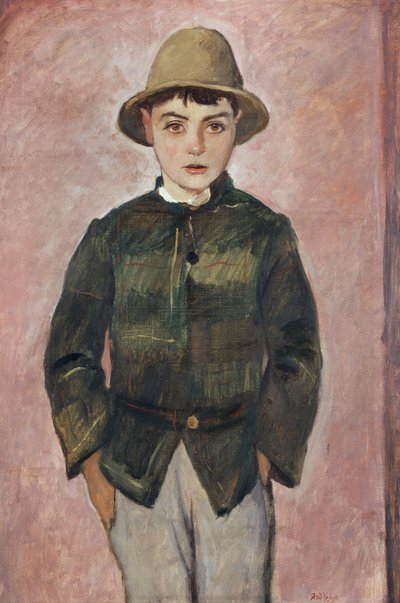 Chico de campo, hacia 1928 (óleo sobre lienzo) de Rudolf Vejrych