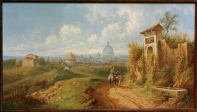 Vista de Roma de Rudolf von Alt