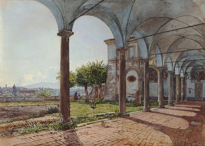 Vista de Roma desde el monasterio de Santa Onofrio de Rudolf von Alt