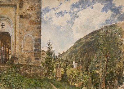 El cementerio de Gastein de Rudolf von Alt