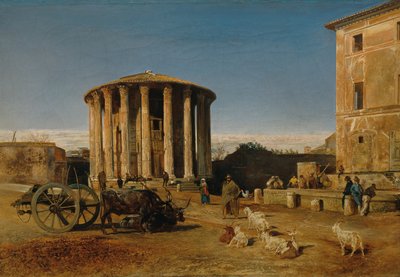 El Templo de Vesta en Roma de Rudolf von Alt