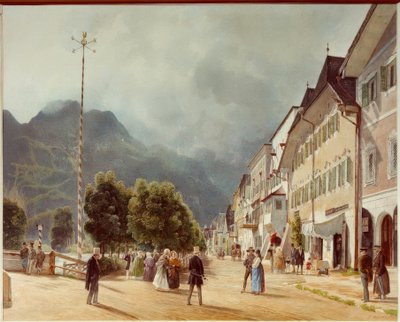 La explanada en Ischl de Rudolf von Alt