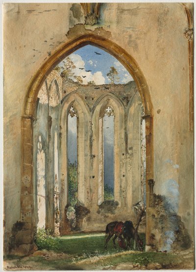 Ruin of a Church de Rudolf von Alt
