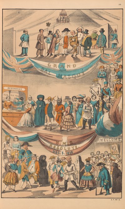 Facsímil del Illustrated News, c.1852 (facsímil) de Rudolph Ackermann