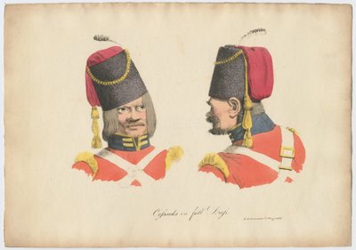El uniforme cosaco, 1820 de Rudolph Ackermann