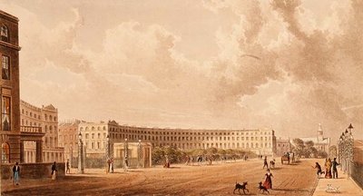 El Creciente, Portland Place de Rudolph Ackermann