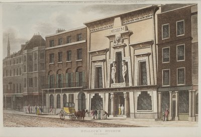 Vista del Museo Bullocks, conocido como el Salón Egipcio, en Piccadilly, 1815 de Rudolph Ackermann