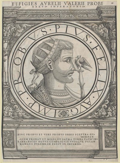 Emperador romano Probus (huella) de Rudolph Wyssenbach