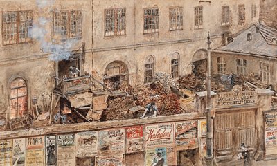 La fundición de hierro Kitschelt en Skodagasse, Viena de Rudolf von Alt
