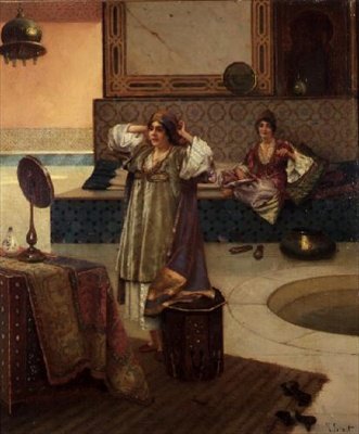 Ajustando el tocado de Rudolphe Ernst