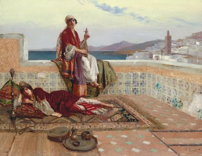 En la Terraza, Tánger de Rudolphe Ernst