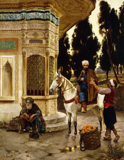 Fuera del palacio de Rudolphe Ernst