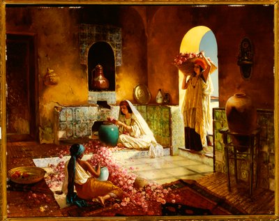 La recolección de las rosas de Rudolphe Ernst