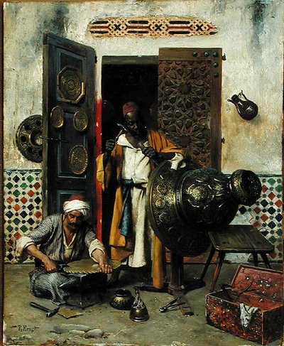 El trabajador del metal, c.1888 de Rudolphe Ernst