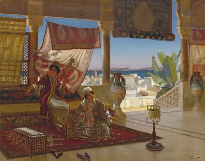 Las hilanderas de lana de Rudolphe Ernst