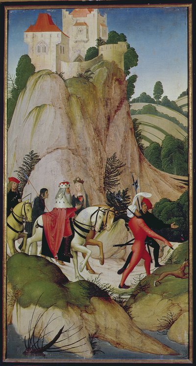 Escena de la Leyenda de San Leopoldo, 1505 de Rueland, the Younger Frueauf