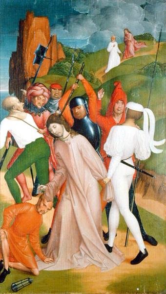 El arresto de Cristo, de la serie de la Pasión de Rueland the Younger Frueauf