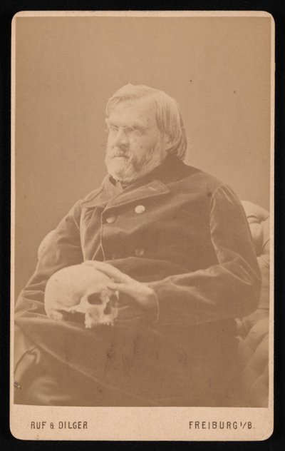 Retrato de Alexander Ecker 1816-1887, circa 1870s de Ruf and Dilger
