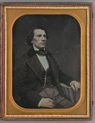Retrato sin título de un hombre sentado, 1855 de Rufus Anson