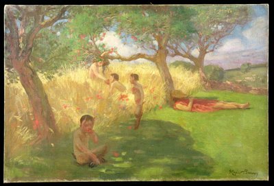 Sátiros (óleo sobre lienzo) de Rupert Charles Wolston Bunny