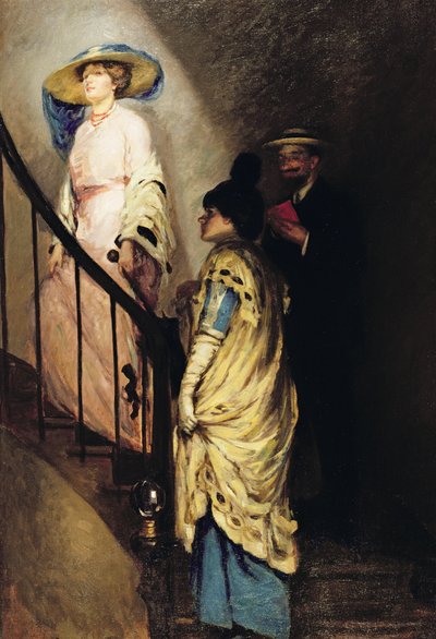 El encuentro en la escalera de Rupert Charles Wolston Bunny