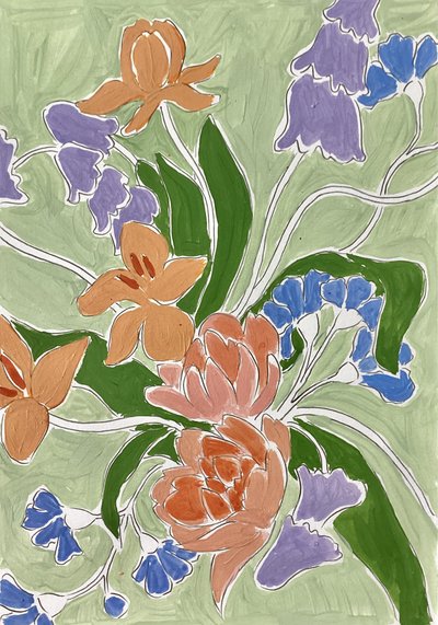 Ramo floral lleno de colorido de Rushati Chowdhury