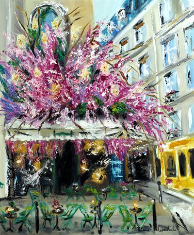 Maison Sauvage París II, 2022 (óleo sobre lienzo) de Ruslana Levandovska