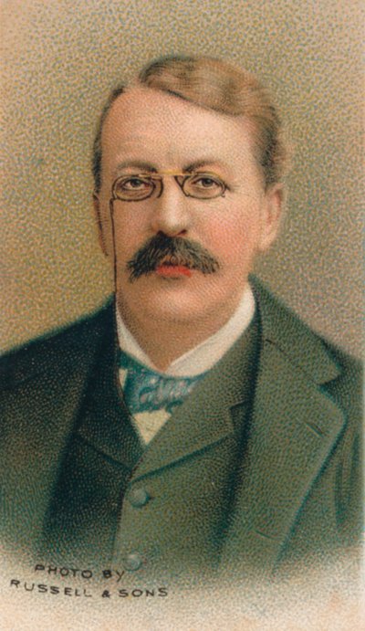 Sir Charles Villiers Stanford, compositor irlandés, profesor de música y director de orquesta de Russell and Sons